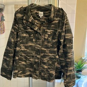 KENSIE Jeans Camo Jacket size L